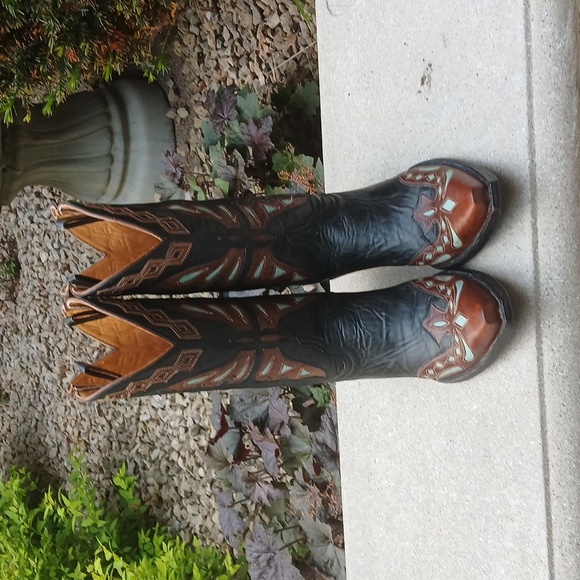 Old Gringo Women's Monarca Boot     Intricate Stitching GUC. size 9 - Picture 4 of 14